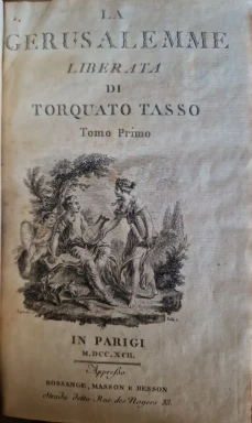 Portada libro : La Gerusalemme liberata. Tomo I