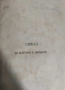 Portada libro : Obras de Gustavo A. Bécquer