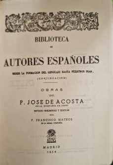 Portada libro : Biblioteca de Autores Españoles, desde la formación del lenguaje hasta nuestros dias. (continuació...