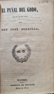 Portada libro : El Puñal del Godo