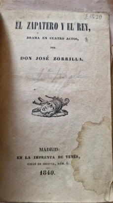 Portada libro : El zapatero y el Rey