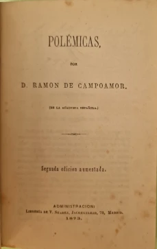 Portada libro : Polémicas