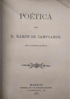 Portada libro : Poética