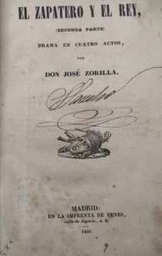 Portada libro : El Zapatero y El Rey