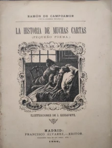 Portada libro : La Historia de Muchas Cartas (pequeños poemas)