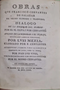 Portada libro : Memorias para la historia de Don Felipe III, rey de España