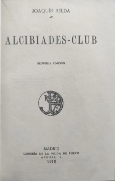 Portada libro : Alcibíades-Club