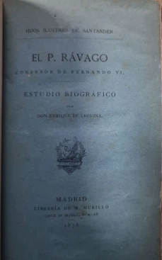 Portada libro : Hijos ilustres de la provincia de Santander estudios biográficos