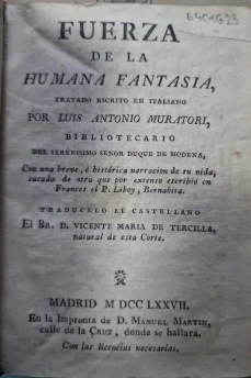 Portada libro : Fuerza de la humana Fantasia