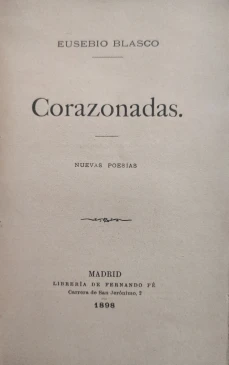 Portada libro : Corazonadas