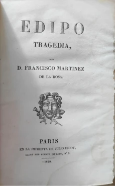 Portada libro : Edipo