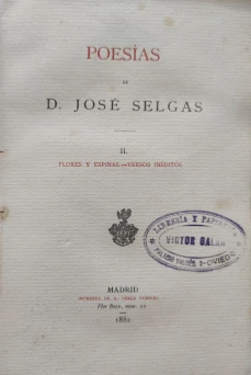 Portada libro : Poesías