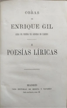Portada libro : Obras de Enrique Gil
