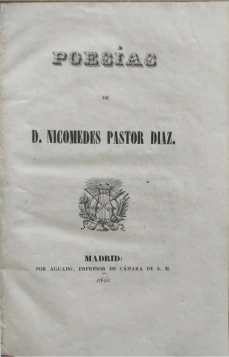 Portada libro : Poesías