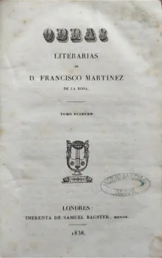 Portada Libro : Obras literarias