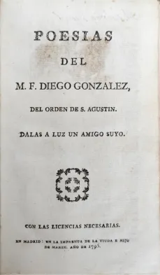 Portada Libro : Ensayo historico-apologetico de la Literatura Española contra las opiniones preocupadas de algunos e...