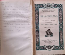 Portada libro : Menéndez y Pelayo. Obras completas.