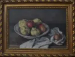 Obra: Bodegón de manzanas y membrillos